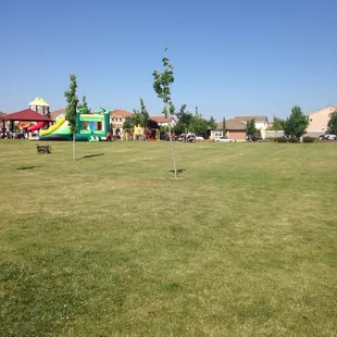 Bounce house is not part of the park...brought in for a bday party!