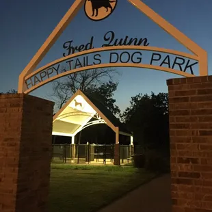 Last one to leave the dog park!