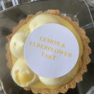 Lemon Elderflower Tart (seasonal)