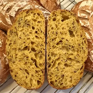 Sourdough Turmeric and Flaxseed
