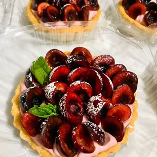 Cherry tartlets