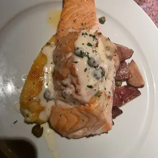 Crab Stuffed Salmon