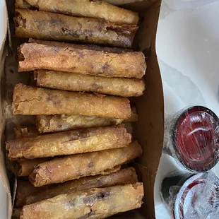 Beef lumpias .50 each