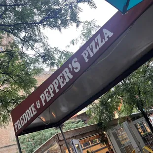 Freddie and Pepper's sign