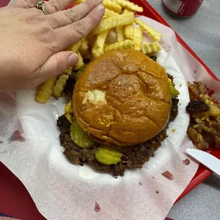 Burger size