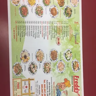 Freddy&apos;s cafe Chinese food