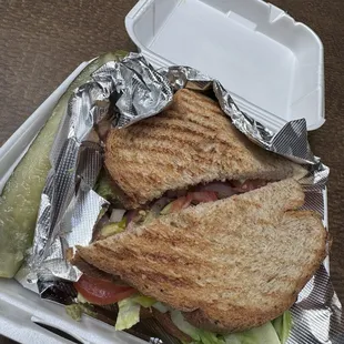 Delicious egg sandwich