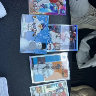 The cards I got
