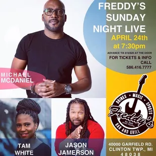 Special Event: Comedian Michael McDaniel wsg Jason Jamerson &amp; Tam White.