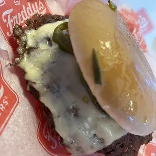 #5 Double Jalapeo Pepper Jack Steakburger Combo