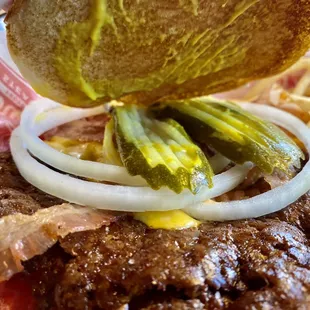 Double Bacon &amp; Cheese Steakburger