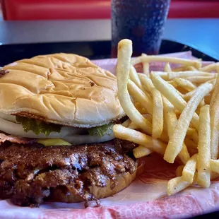 Double Bacon &amp; Cheese Steakburger Meal