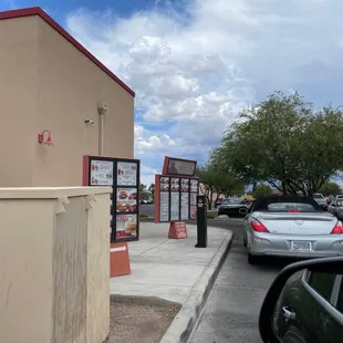 sushi and sashimi, outside