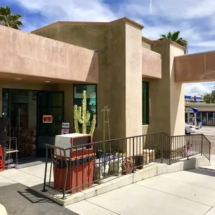 Front looking south from parking lot