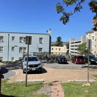 Back parking lot