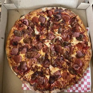 Meat Lovers Pizza * X-large 16&quot; $23.49