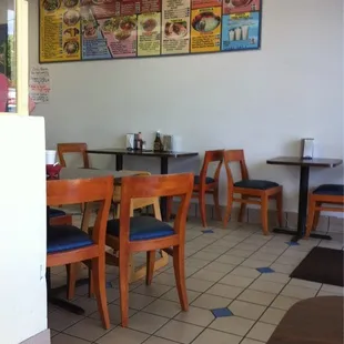 Freddy's Tacos. Inside.