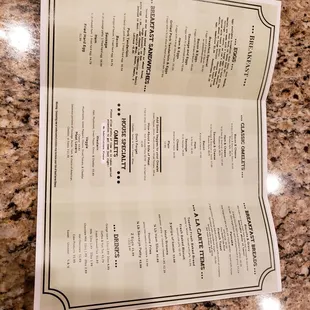 New take out menu 812.738.3733