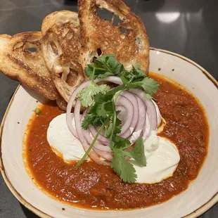 Shakshouka with lamb