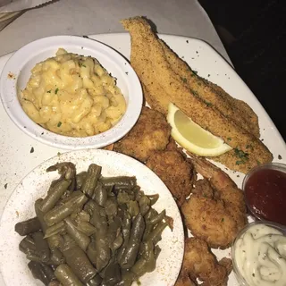 Frederick's Fish And Shrimp Combo