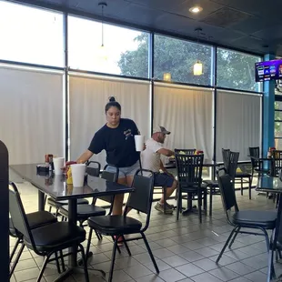 Different view of the dining room