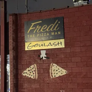 Outside sign