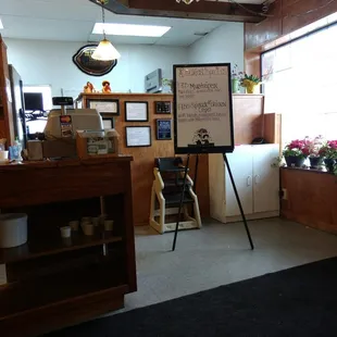 Daily specials. Today was mustreipen.