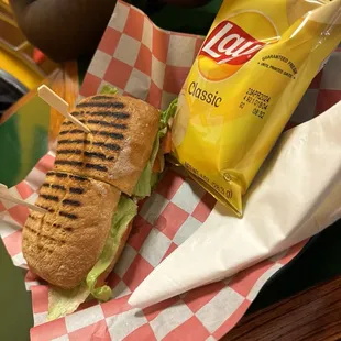 Mediterranean Veggie panini