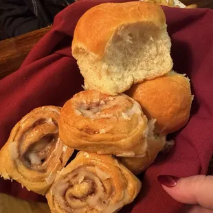The rolls were epic.