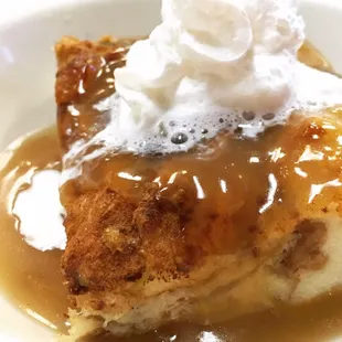 Our famous bread pudding