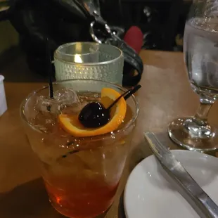 Brandy Old Fashioned Pressed.