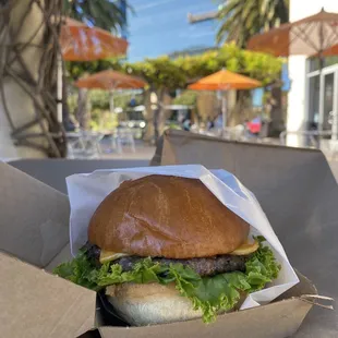 The Cheeseburger (center)