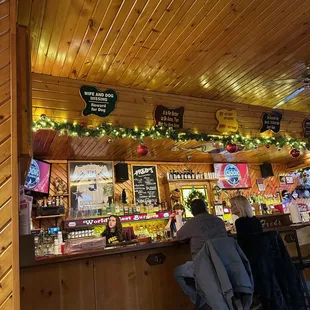 A look at the bar.