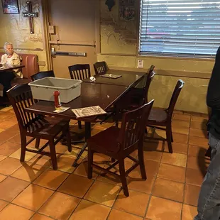 the dining room