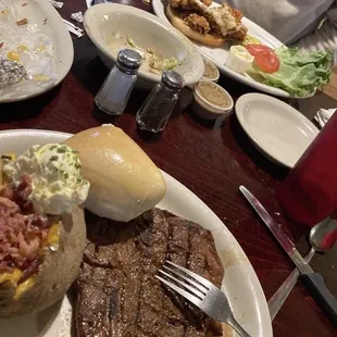 T-Bone Steak Dinner and Pepperjack Chicken Sandwich