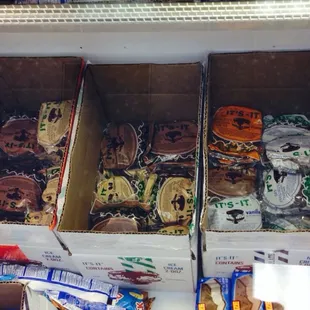 two boxes of cookies