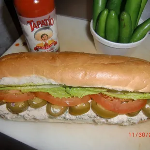 TUNA , JALAPENO SUB SANDWICH