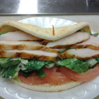 Chicken Caesar Salad Sandwich