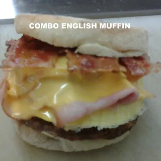 Combo English Muffin Breakfast