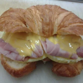 Morning Jumbo Croissant Breakfast