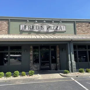 front of restaurant