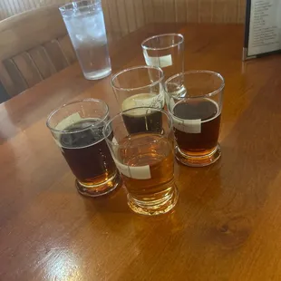 Flight of beer