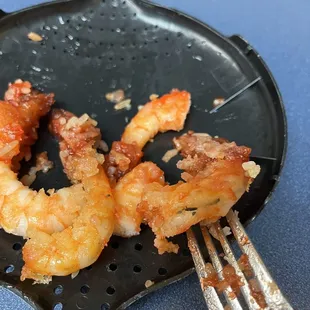 Shrimp not deveined!