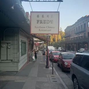 a view of the street