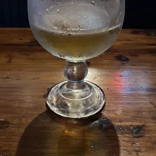 a glass of beer