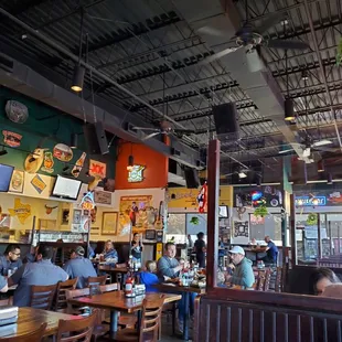 the interior of the restaurant