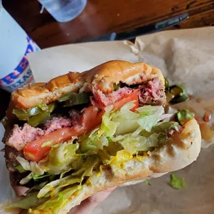 Fred Burger, medium rare