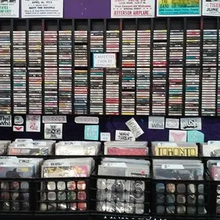 Huge selection of Vinyl Records, CD's, DVD's, Cassettes and 8-Track tapes!