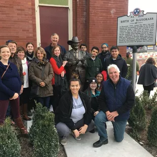 We stopped for a photo op with Blue Grass Music Legend Bill Monroe at The Mother Church of Country Music "The Ryman".