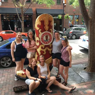 These ladies know how to have a good time enjoying our Nashville downtown waking tour today!